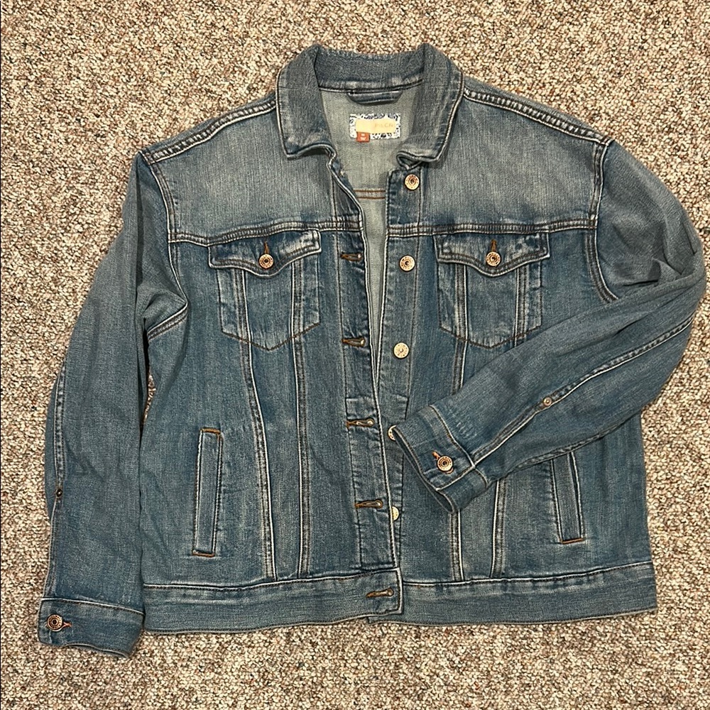 Anthropologie Pilcro Relaxed Denim Jacket